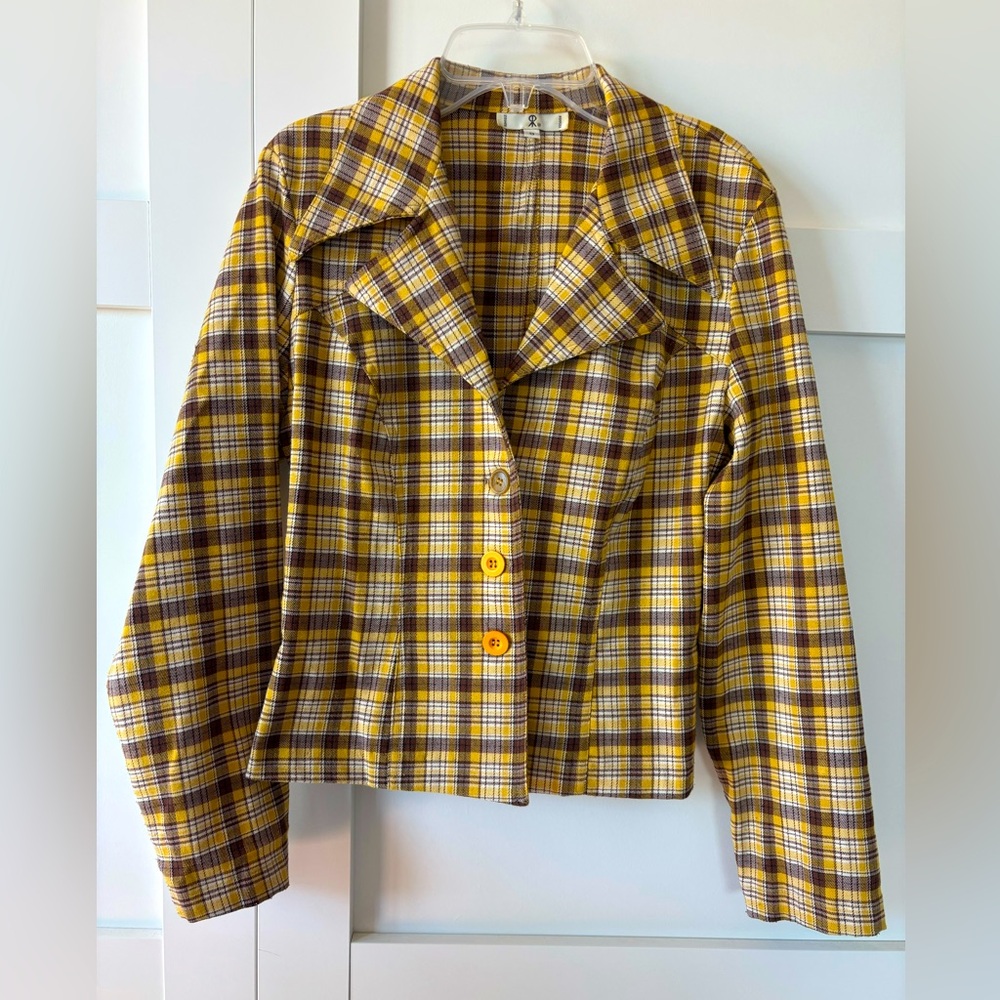 Plaid Blazer